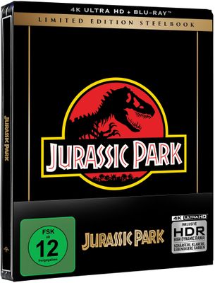 Jurassic Park - Steelbook, 4K-UHD+Blu-ray