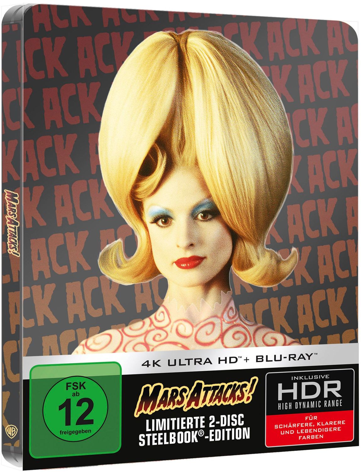 Mars Attacks - Steelbook, 4K-UHD+Blu-ray