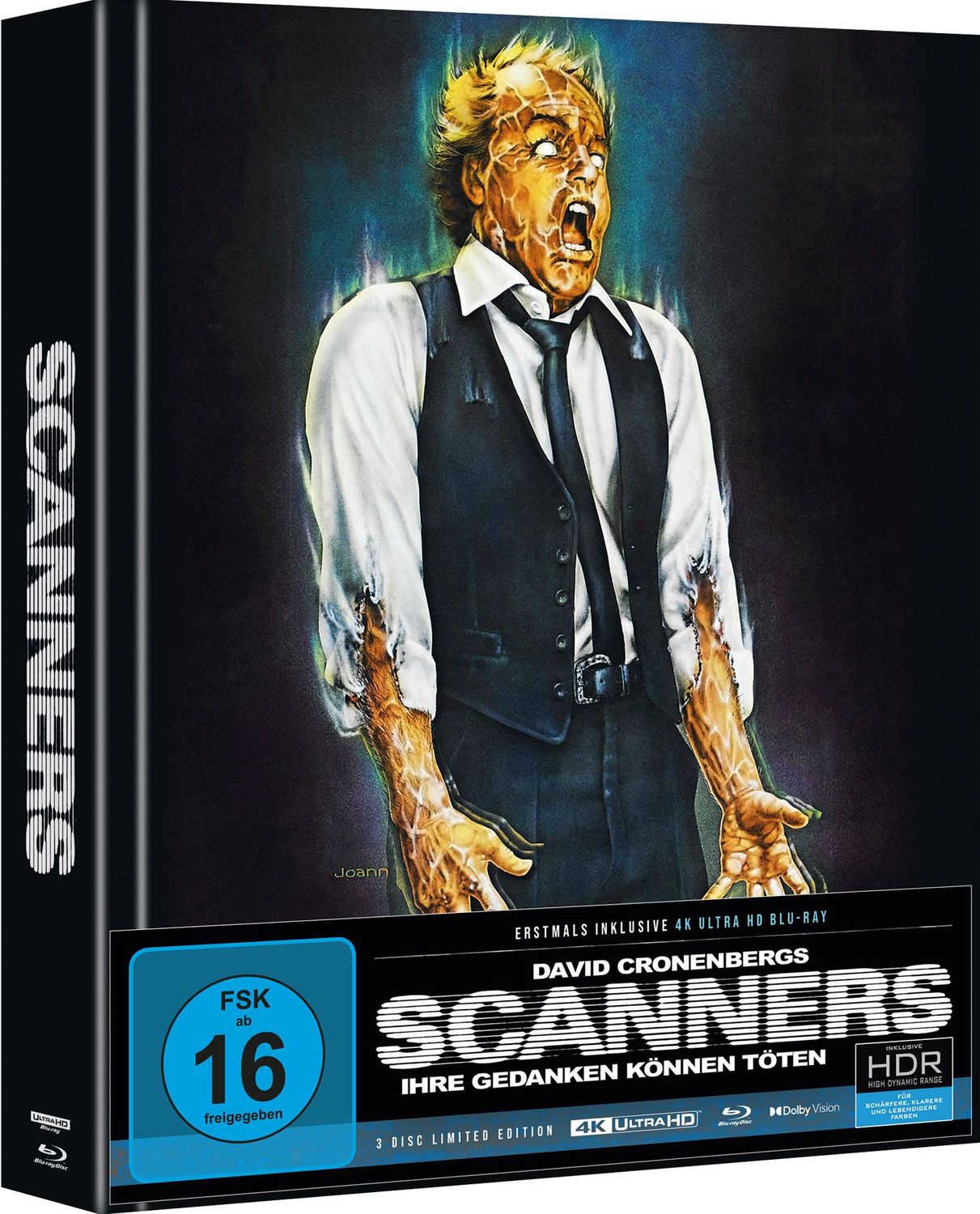 Scanners - Mediabook, 4K-UHD+2 Blu-rays