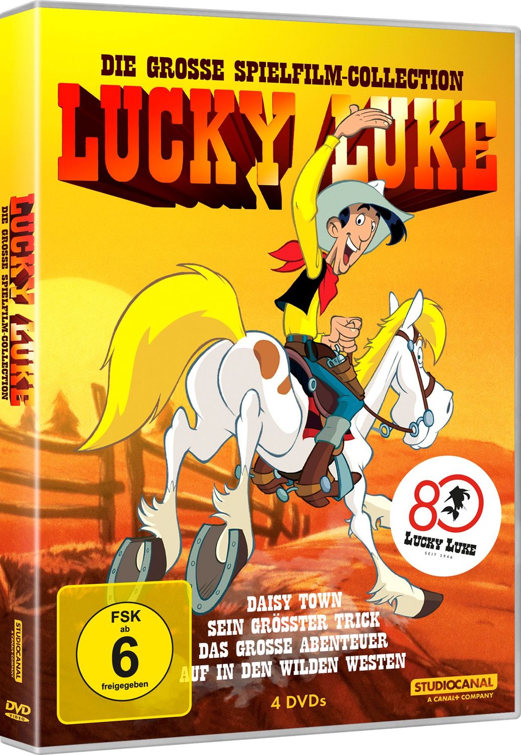 Lucky Luke: Die große Spielfilm-Collection 4 DVDs  - Vorbestellung