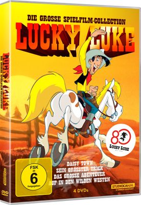 Lucky Luke: Die große Spielfilm-Collection 4 DVDs  - Vorbestellung