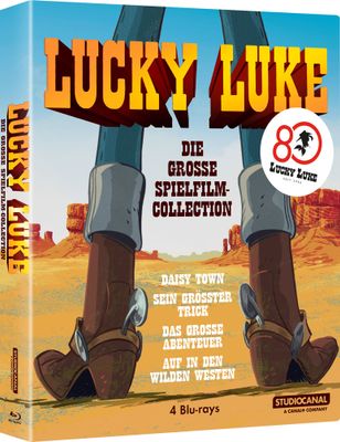 Lucky Luke: Die große Spielfilm-Collection 4 Blu-rays  - Vorbestellung