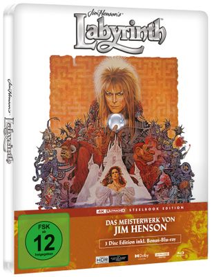 Die Reise ins Labyrinth - Steelbook 4K-UHD+2 Blu-rays