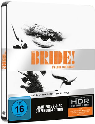 The Bride! - Es lebe die Braut - Steelbook, 4K-UHD+Blu-ray