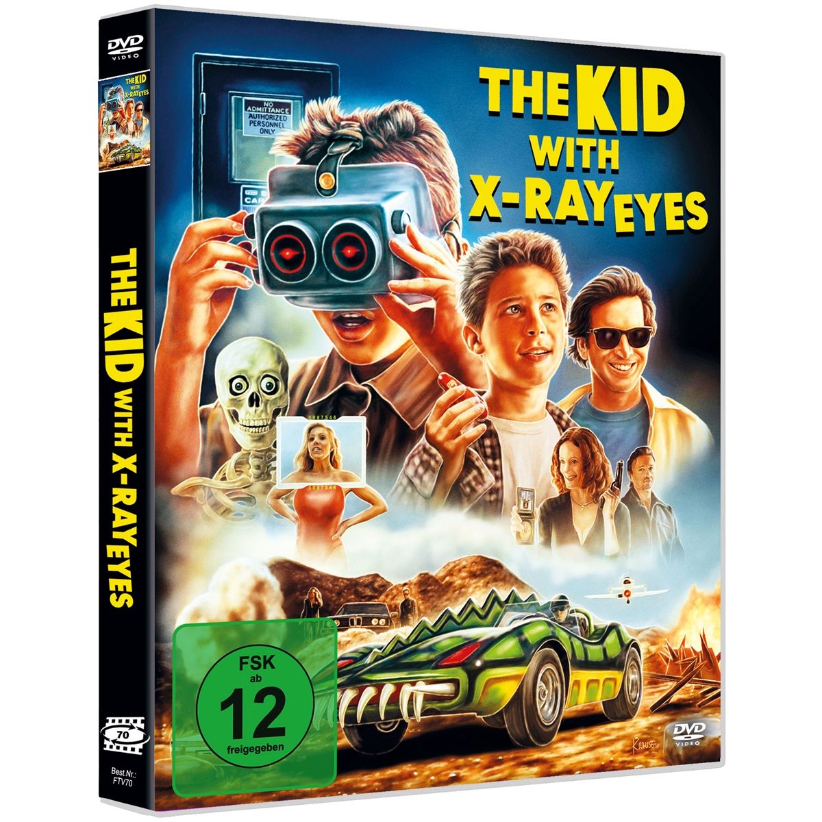 FROM THE VAULT #70 // JUSTIN BERFIELD &amp; ROBERT CARRADINE - The Kid with X-Ray Eyes - DVD