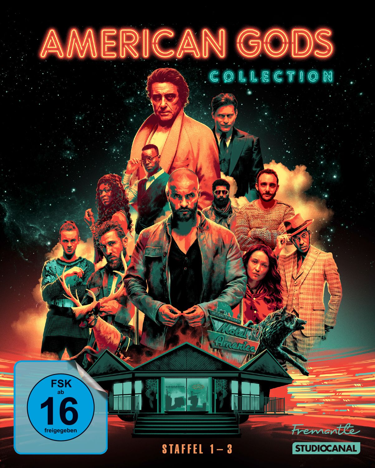 American Gods - Collection - Staffel 1-3 - 10 Blu-rays
