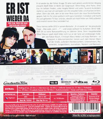 Er ist wieder da - Blu-ray