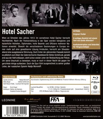 Hotel Sacher - Blu-ray