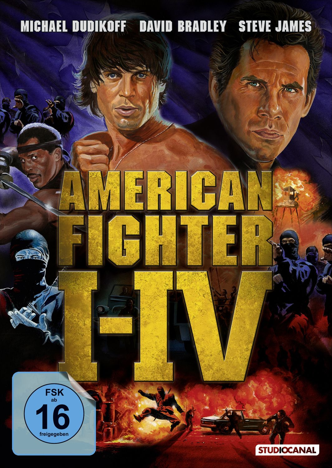 American Fighter 1-4 - 4 DVD