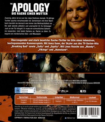 The Apology - Die Rache einer Mutter - Blu-ray