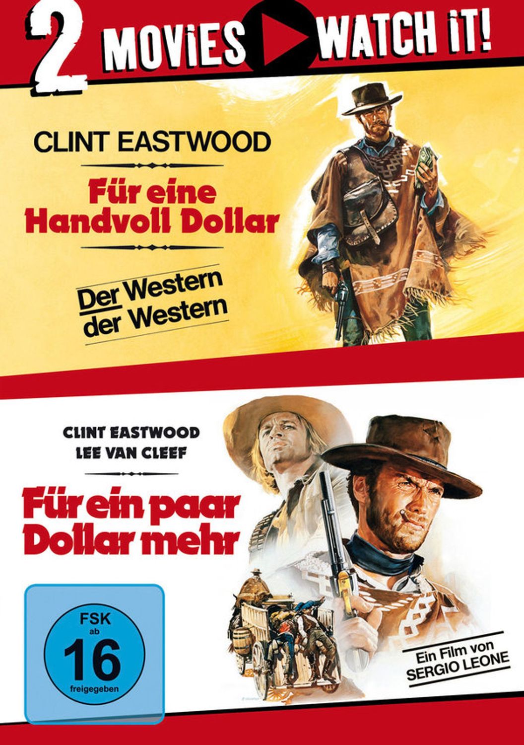 Für eine Handvoll Dollar / Für ein paar Dollar mehr - 2 DVD