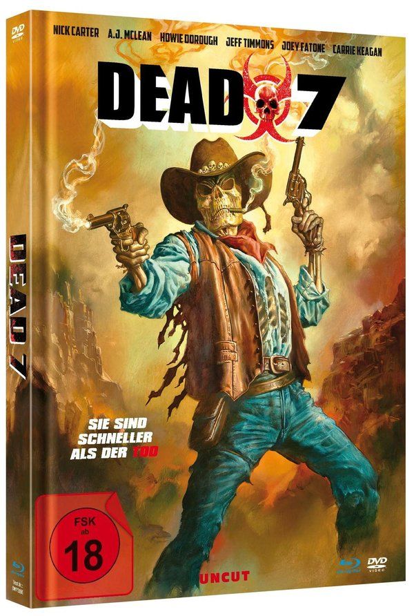 DEAD 7 - Uncut Limited Mediabook Blu-ray+DVD+Booklet, exklusives Artwork mit Signatur von Kultzeichner Boris Vallejo