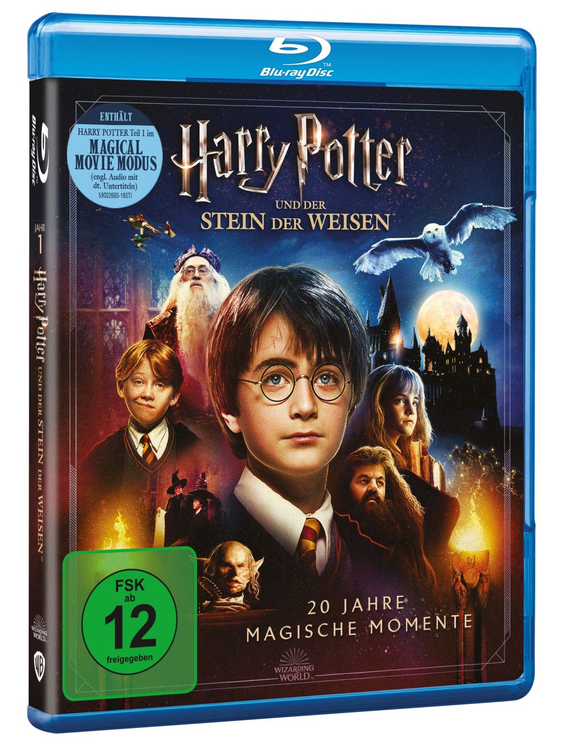 Harry Potter und der Stein der Weisen (Jubiläumsedition inkl. Magical Movie Mode) - Blu-ray