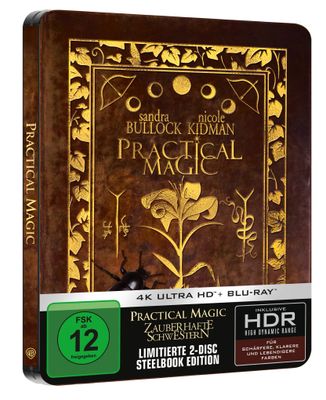 Practical Magic: Zauberhafte Schwestern - Steelbook, 4K-UHD+Blu-ray Practical Magic: Zauberhafte Schwestern - Steelbook, 4K-UHD+Blu-ray