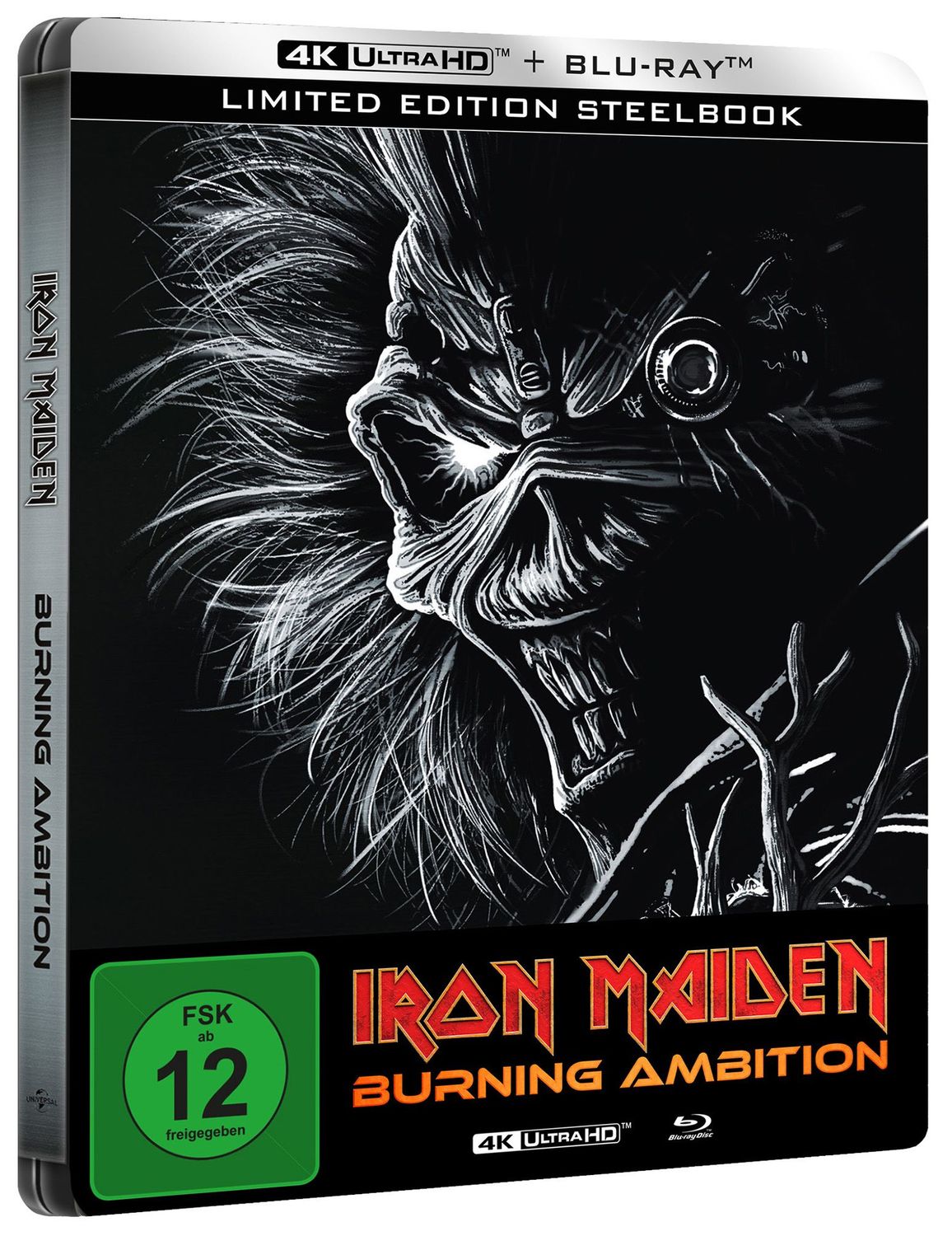 Iron Maiden: Burning Ambition - Steelbook - 4K-UHD+Blu-ray