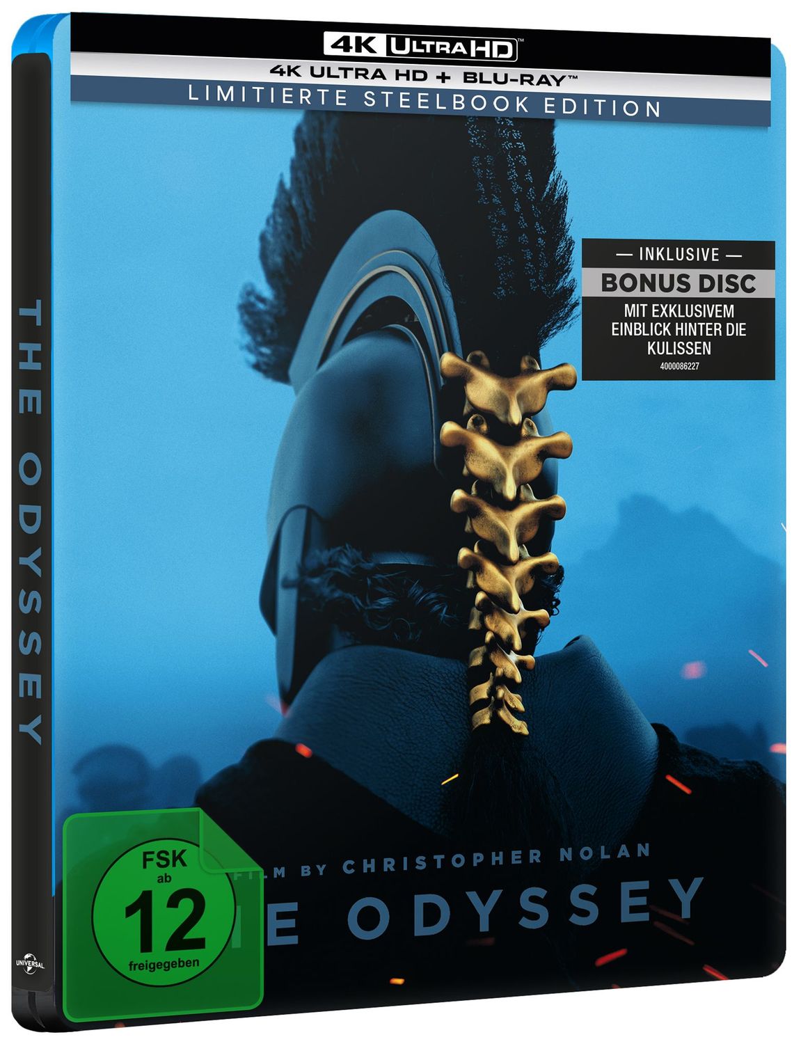 Die Odyssee - Steelbook A, 4K-UHD+2 Blu-rays - Vorbestellung