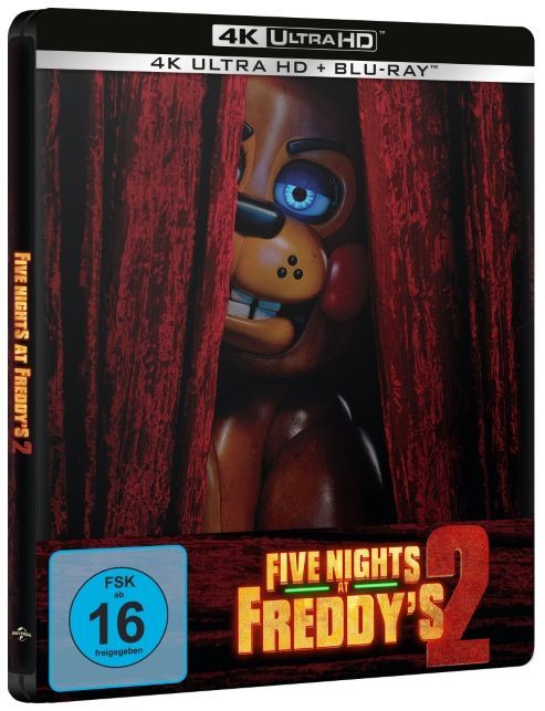 Five Nights at Freddy's 2 (Limitiertes Steelbook, 4K-UHD + Blu-ray) - 4K Ultra HD - Film