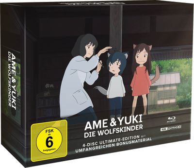 Ame &amp; Yuki - Die Wolfskinder - Ultimate Edition (4K UHD+2 BDs) - 4K Ultra HD - Film