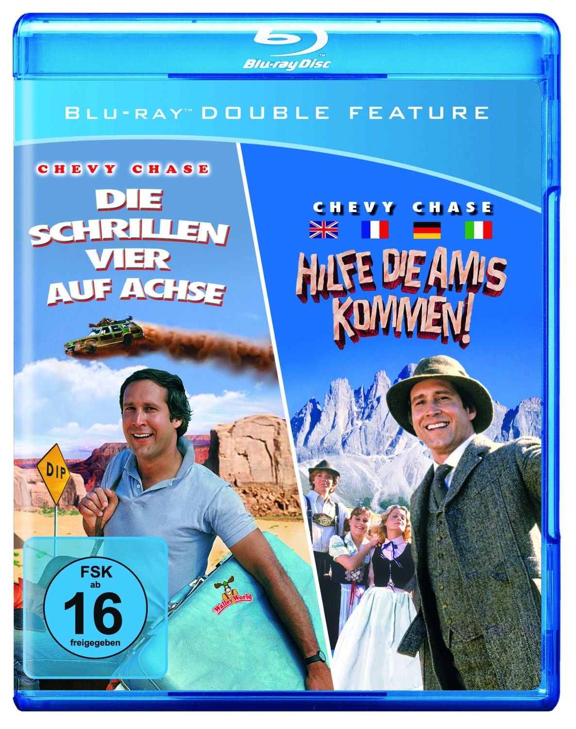 Die schrillen Vier auf Achse &amp; Hilfe, die Amis kommen - Blu-ray