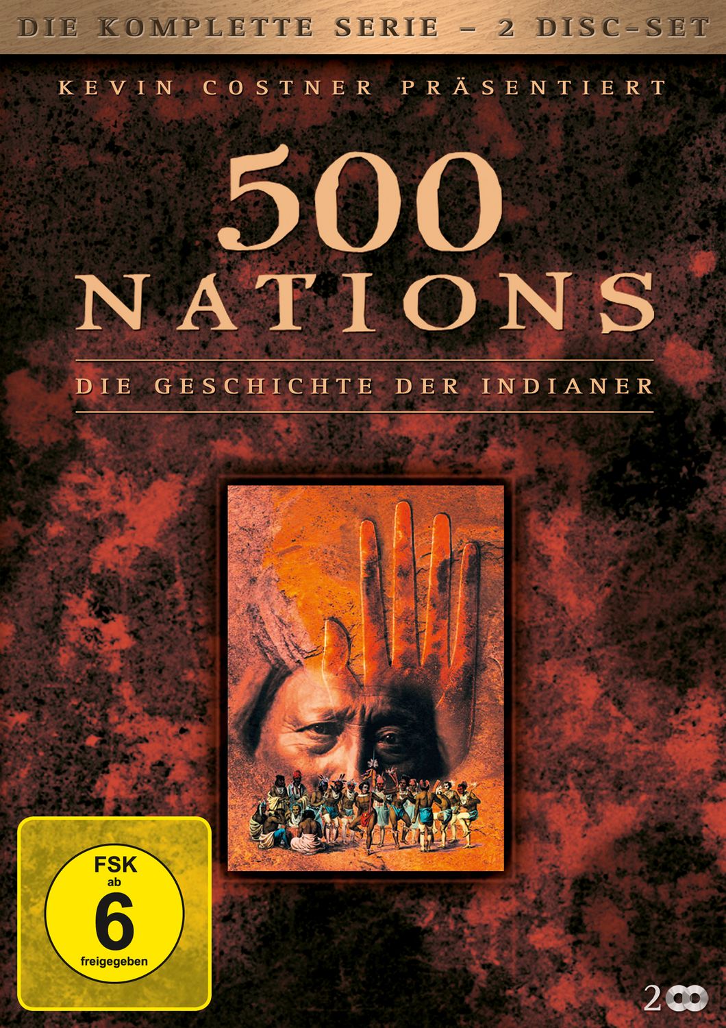 500 Nations: Die Geschichte der Indianer - Die komplette Serie (2 DVDs) - DVD