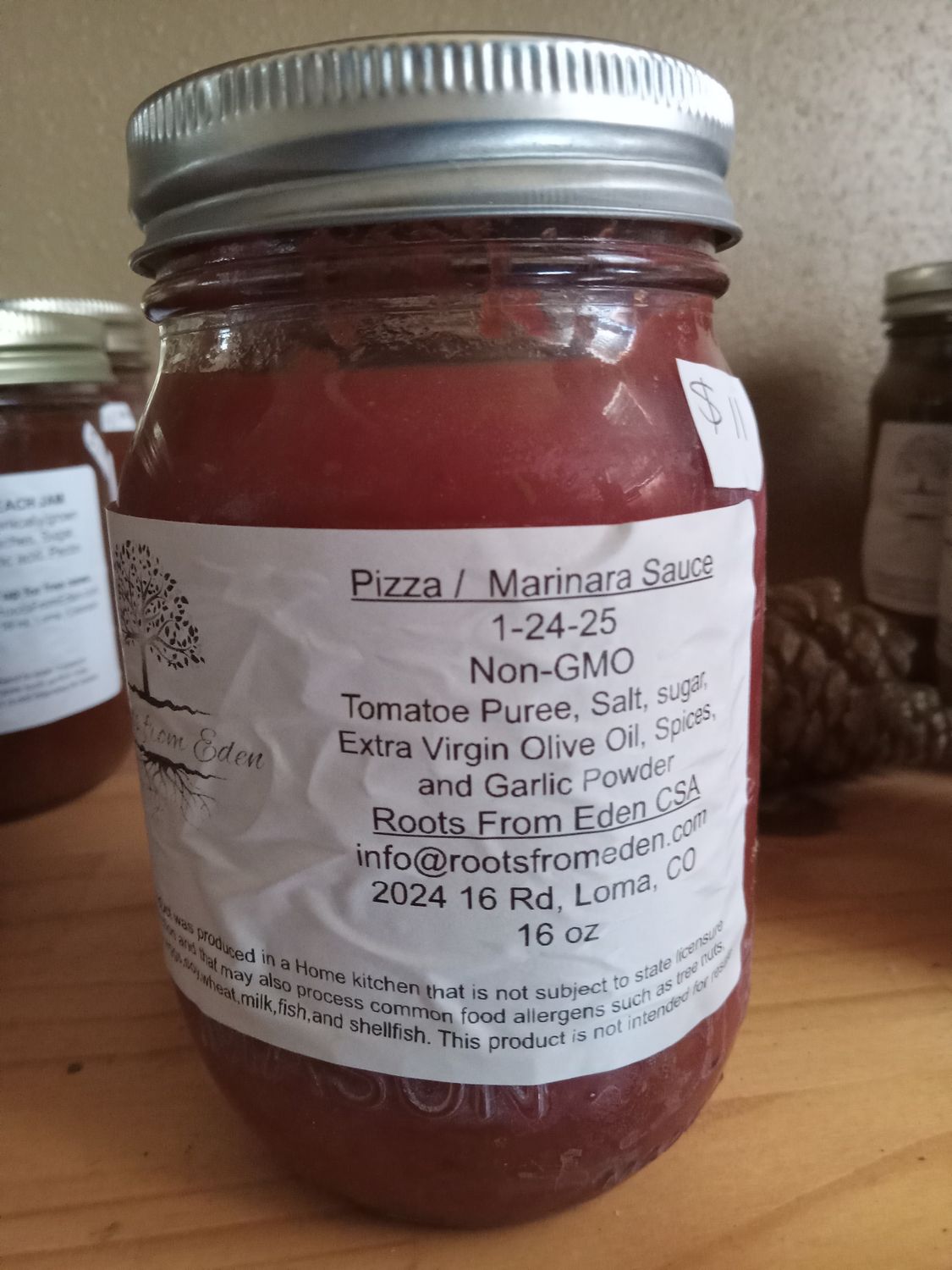 Tomatoe sauce home made pint