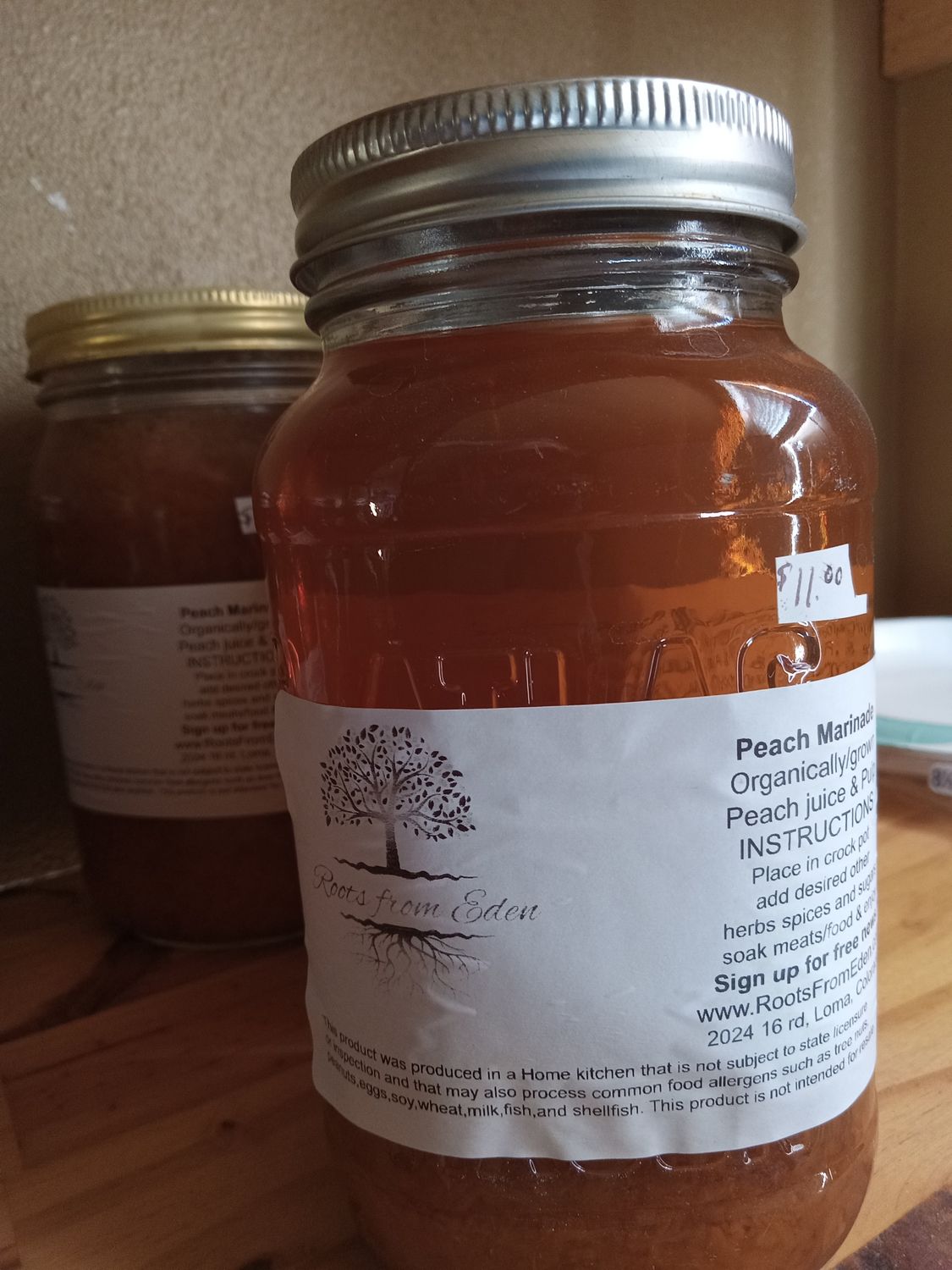 Peach marinade sauce quart