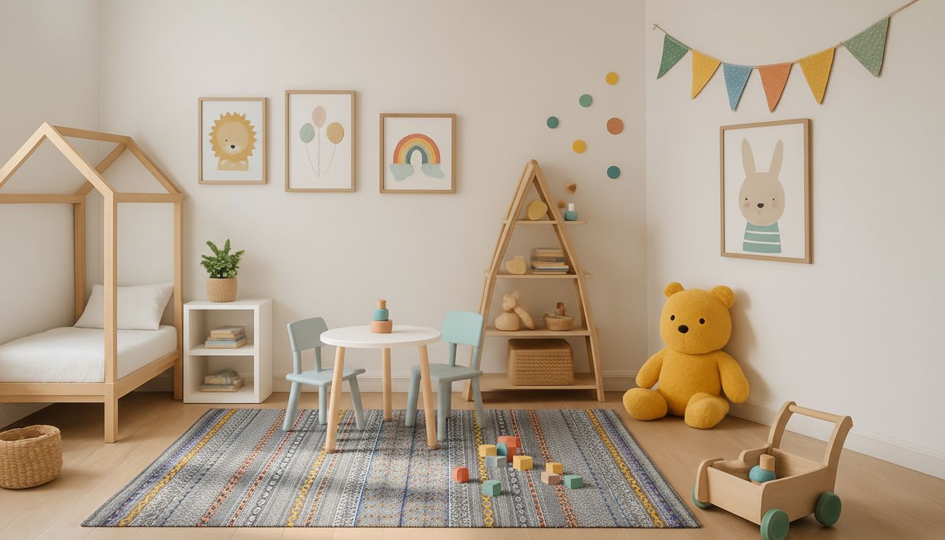 שטיח דגם צבעוני