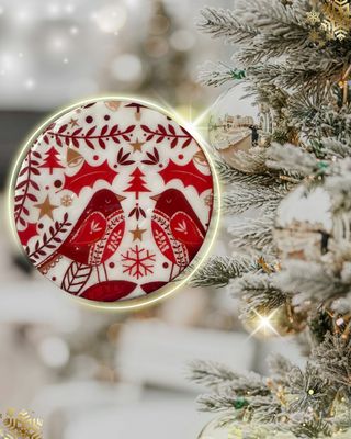 Festive Coaster - RED Set Of 4