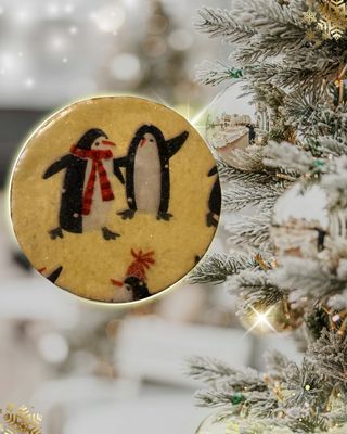 Festive Coasters GOLD - Set Of 4