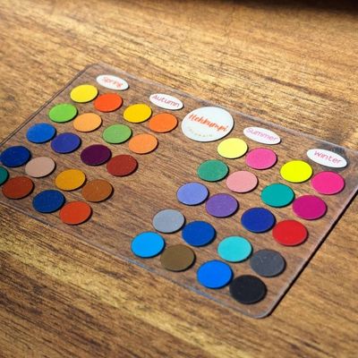 ColorAid värikartta Hehkumpi värianalyysin tekemä kotimainen tuote tunnistaa parhaat värit vertailukohdilla eri väriperheistä