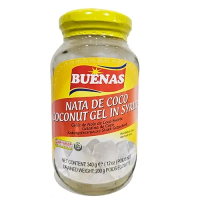 Buenas Nata de coco White in syrup 340g