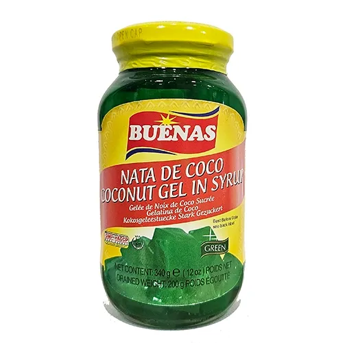 Buenas Nata de coco Green in syrup  340g