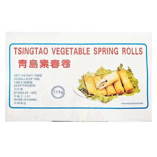 Tsingtao Frozen Vegetable Spring Rolls 750g