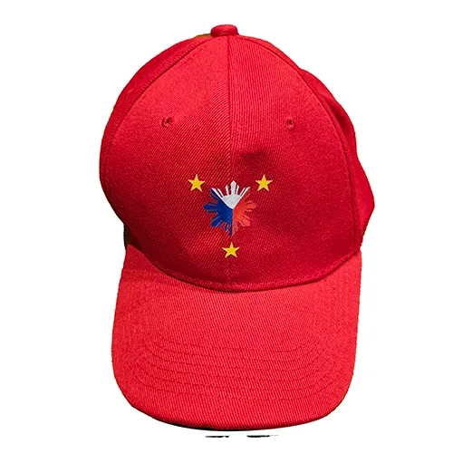 Filipino Cap( Free size ) Red