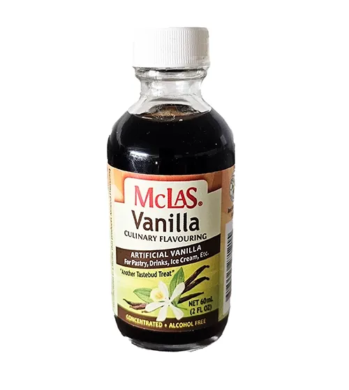 Mclas Vanilla Culinary Flavouring 120ml