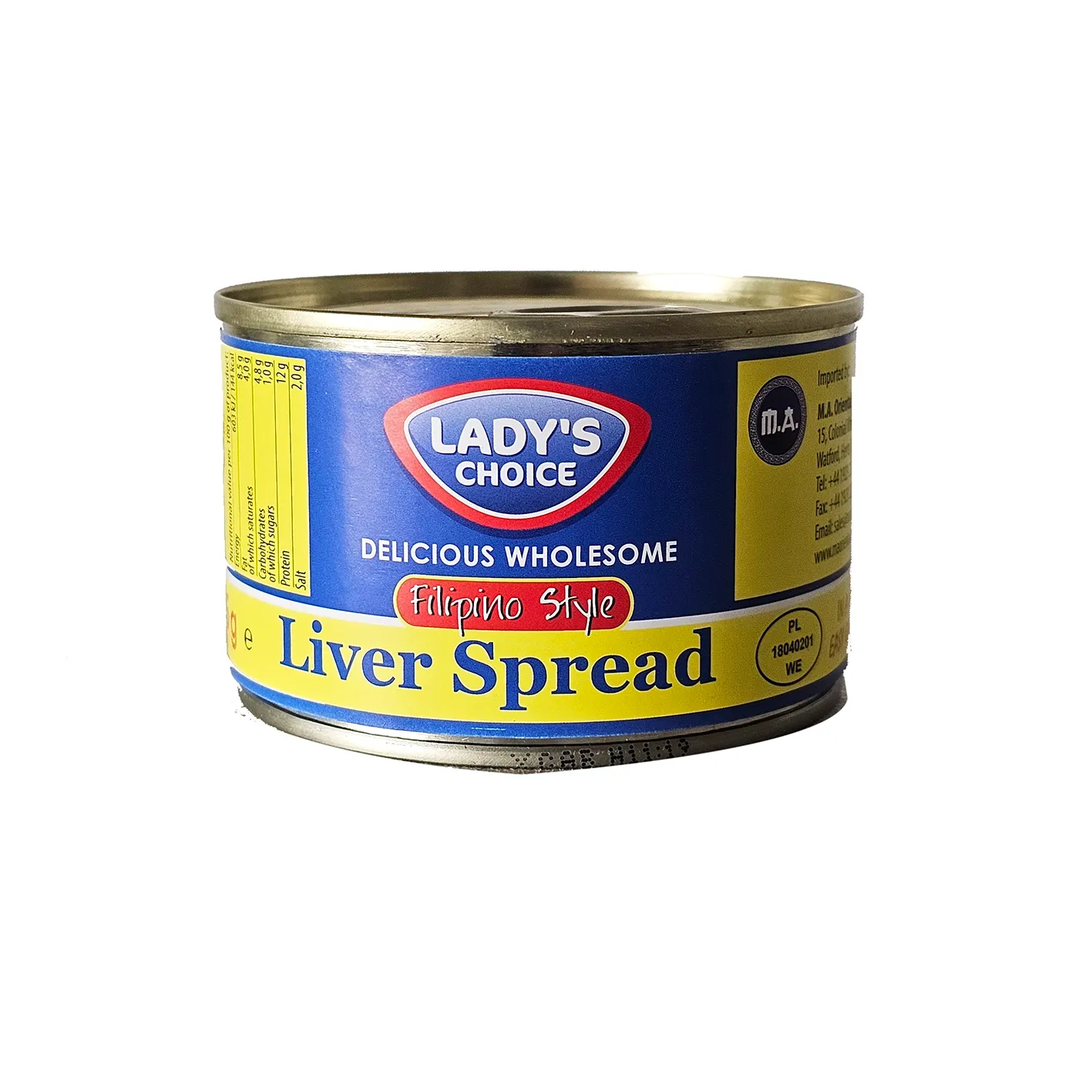 Lady's Choice Filipino Style Liver Spread 165g