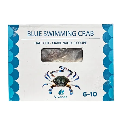 ​Vivanda Blue Swiming Crab-alf cut-Crabe Nageur Coupe