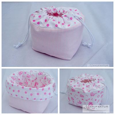 ​Stoffkörbchen mit Kordel