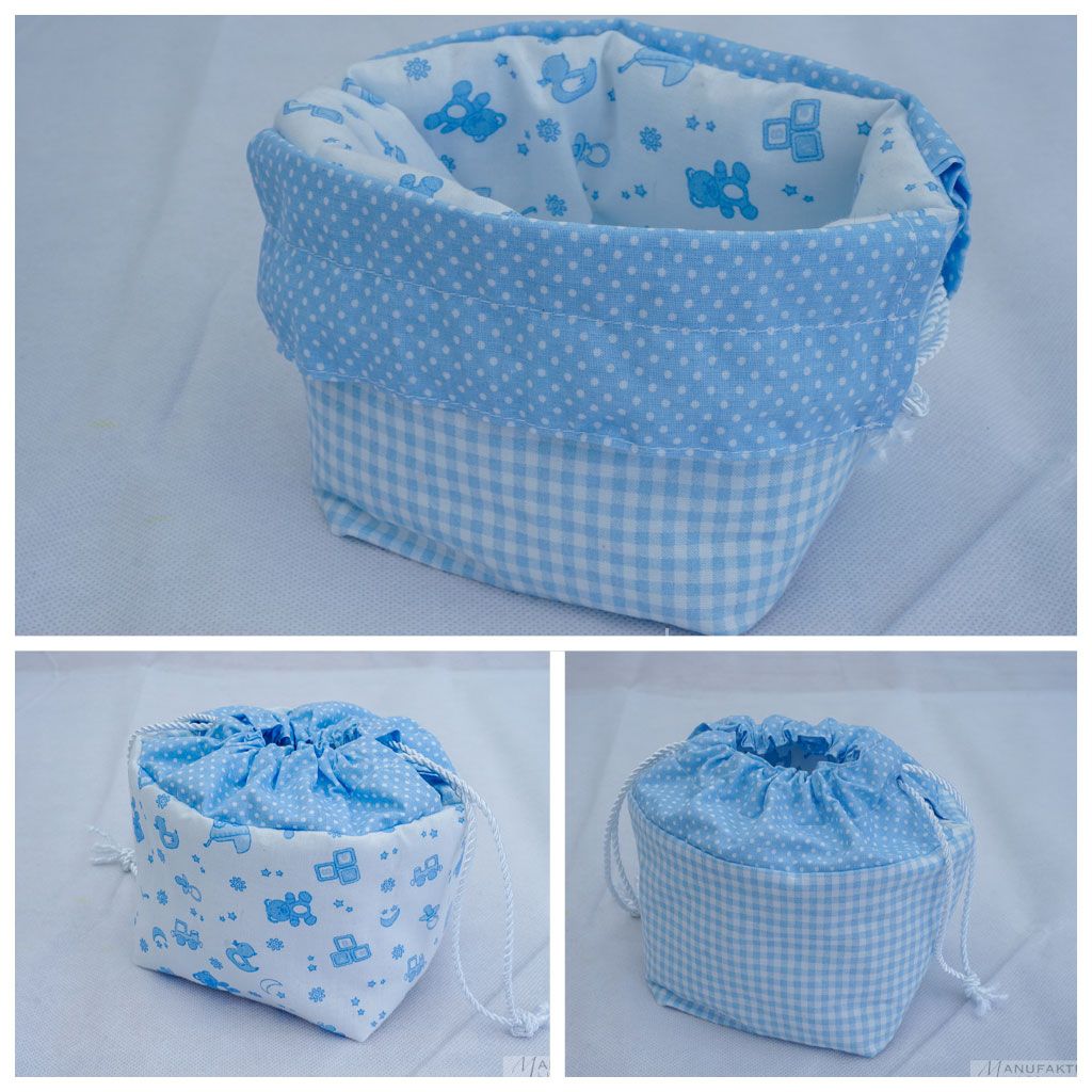 ​Stoffkörbchen mit Kordel