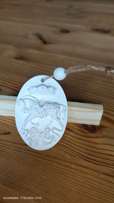 Keramikanhänger Karussellpferd