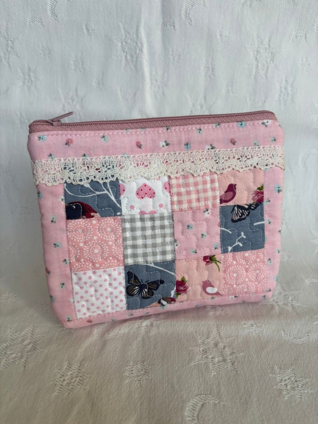 Stofftäschchen mit Reißverschluss