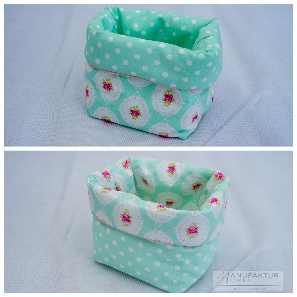 Stoffkörbchen zum Wenden