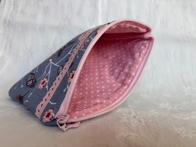 Stofftäschchen mit Reißverschluss