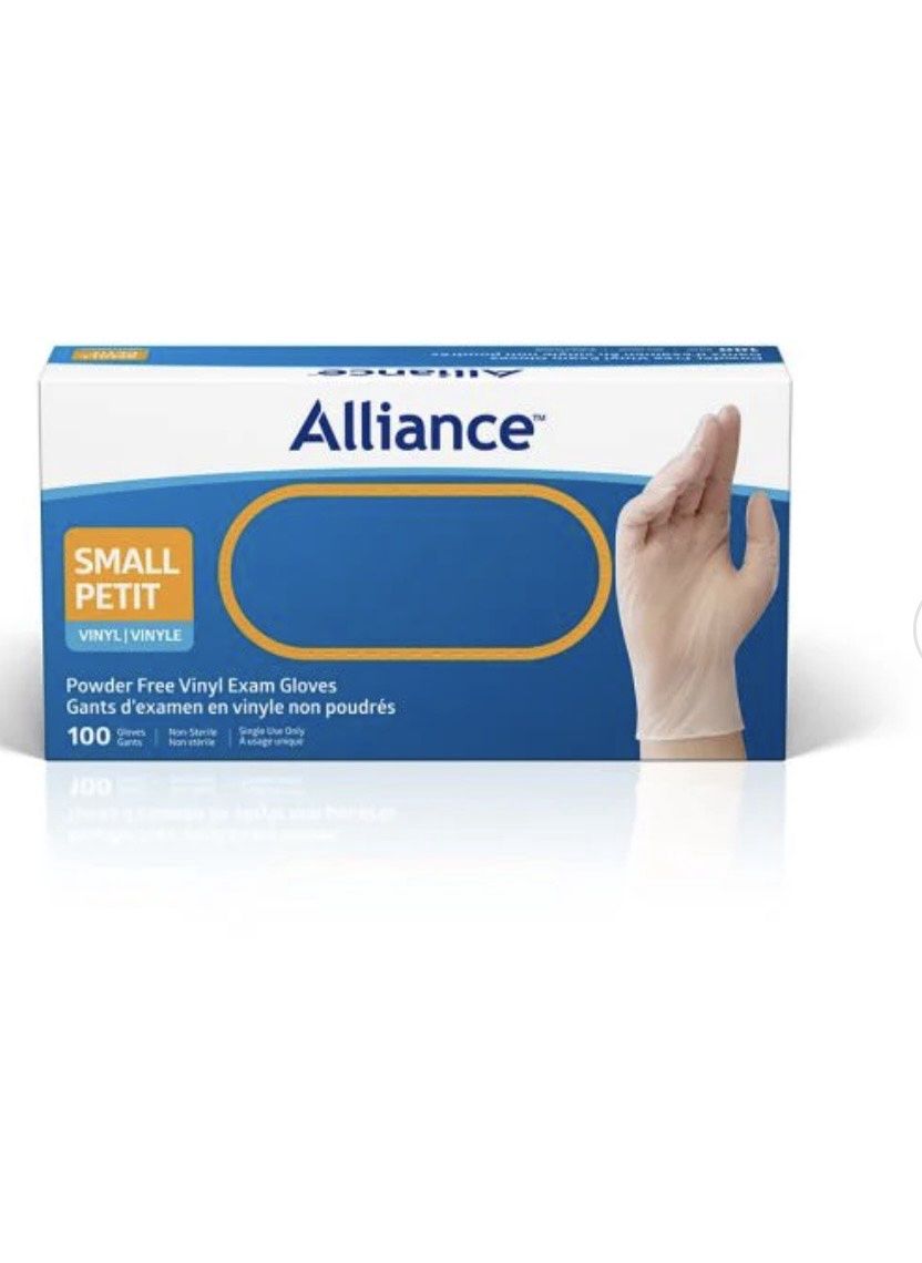 Vinyl Exam Gloves Small (Box of 100)