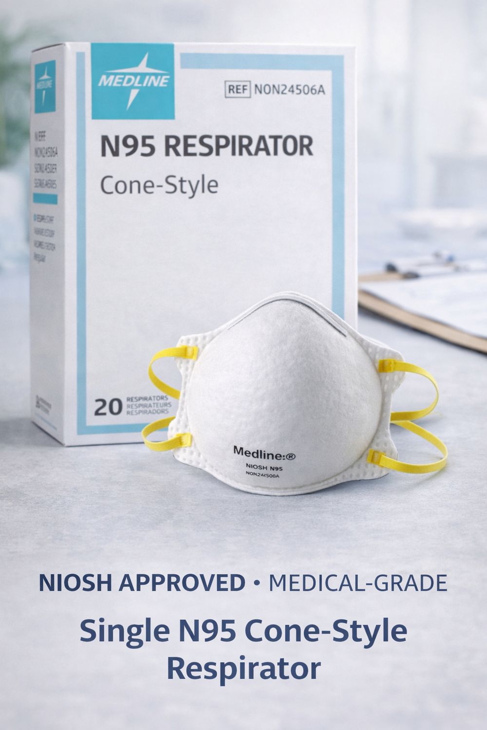 N95 Mask NIOSH Approved (Each)