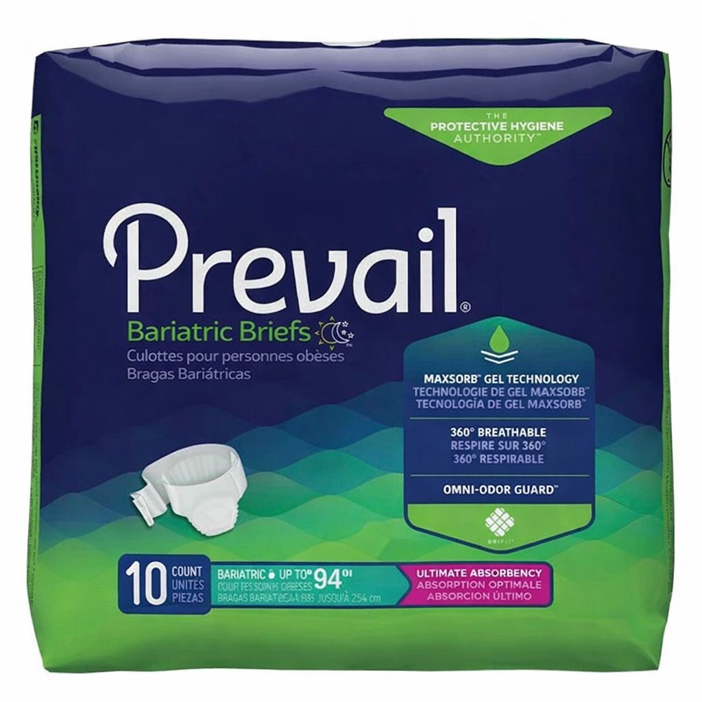 Prevail Bariatric Brief Size B  70-94"
