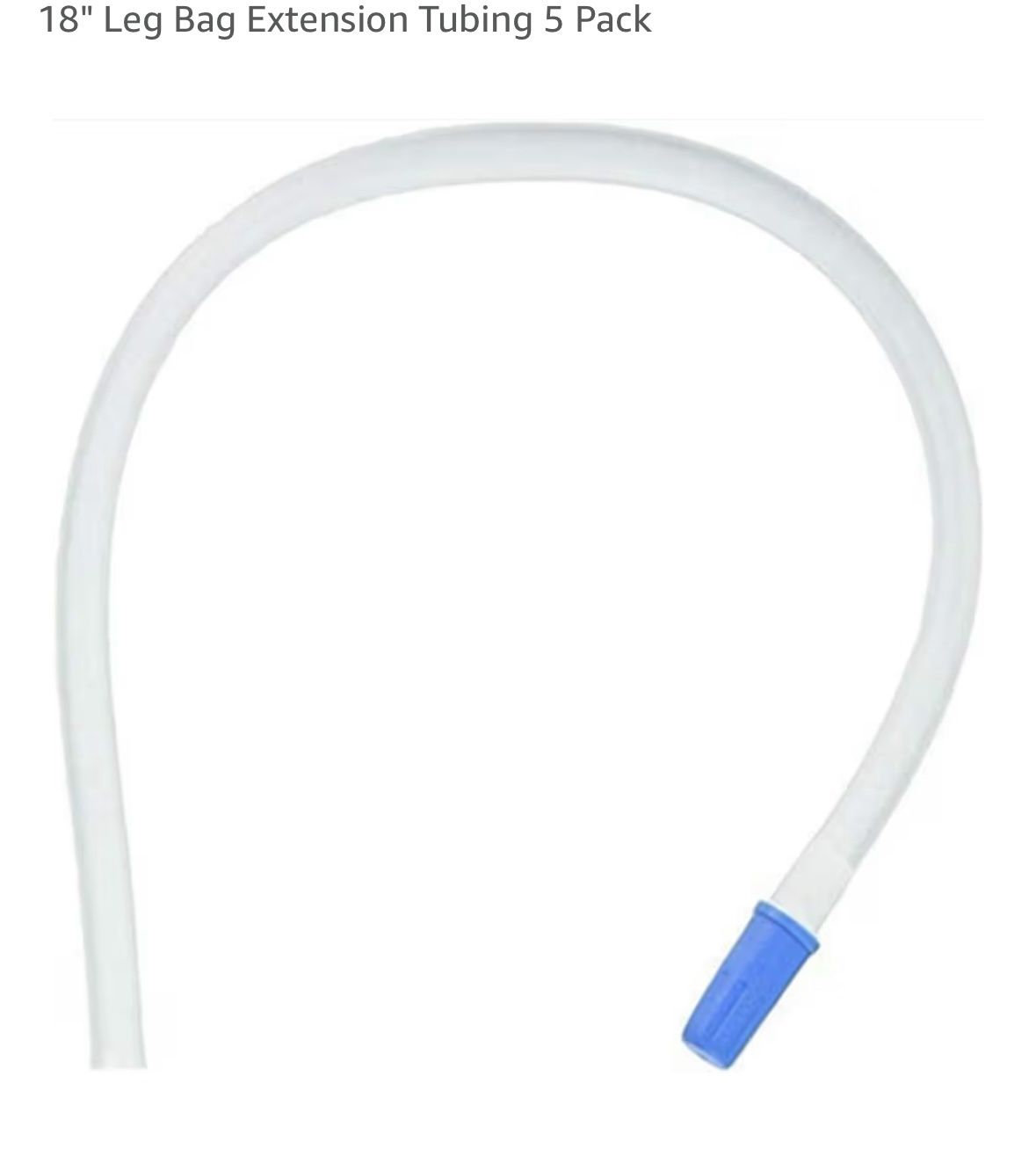 Leg Bag Extension tube 18" each