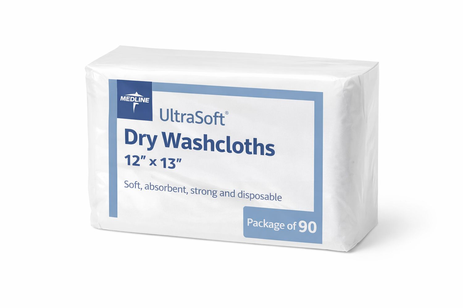 UltraSoft Dry  Washcloths 12x13" package of 90