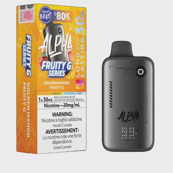 Alpha fruity g series, Flavour: Golden mango fruity g