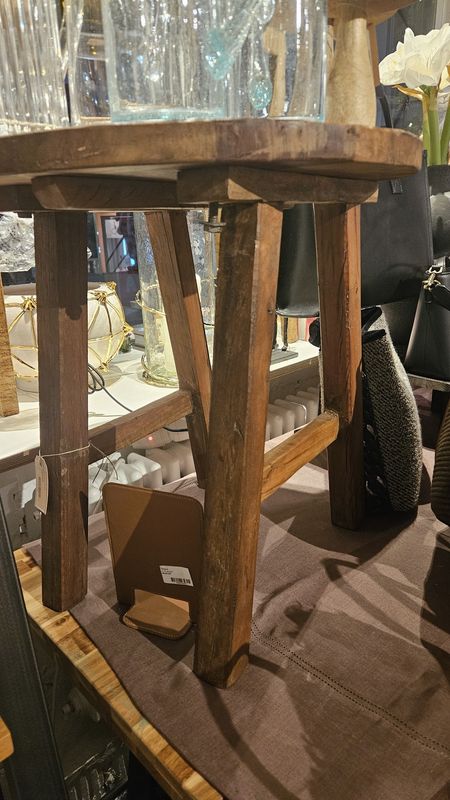 Wooden Sidetble - Small Round